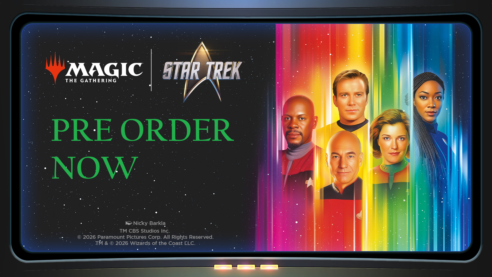 START TREK PREODER